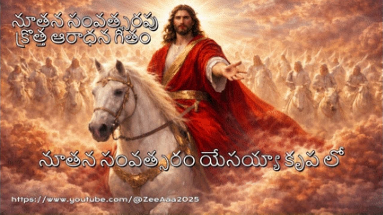 నూతన సంవత్సరం యేసయ్యా కృపలో ప్రభుతోసంవత్సరంజయం-Telugu Christian New Year Song | Official Lyric Video