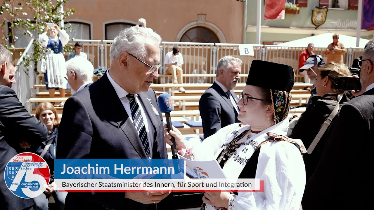 Joachim Herrmann im Interview | Heimattag der Siebenbürger Sachsen 2024 | Dinkelsbühl
