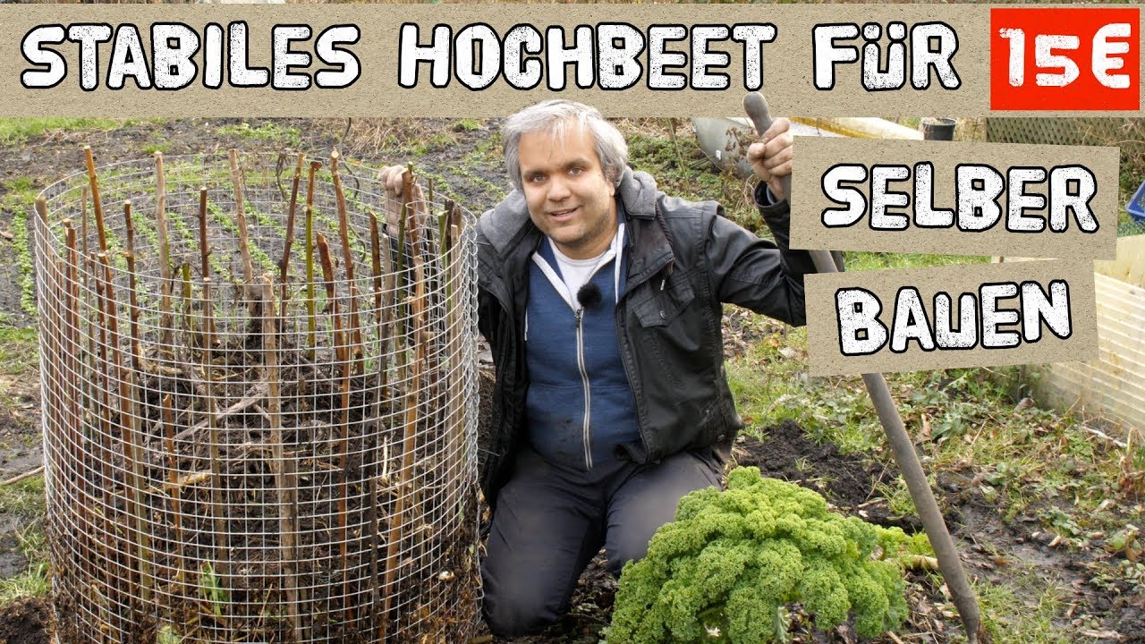 Stabiles Hochbeet für 15€ selber bauen - DIY Hochbeet aus Metal