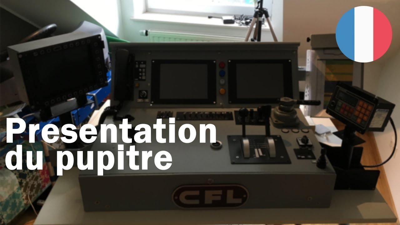 Presentation du simulateur de conduite de train [FR]