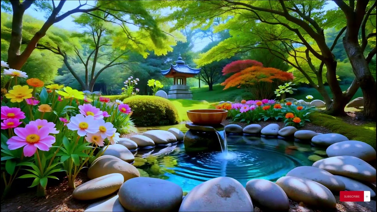 Deep Relaxation Piano Music + Water Sounds 🌿 Stress Relief for the Mind