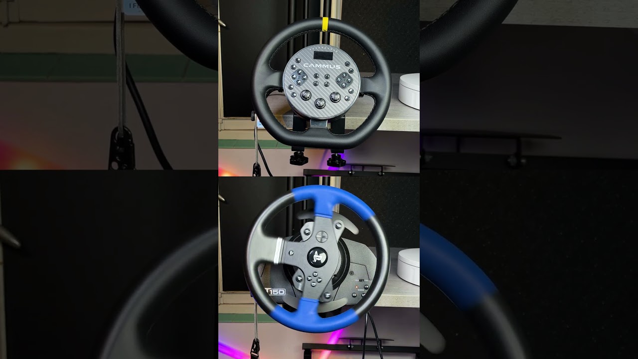 🔊 Калибровка Thrustmaster T150 и Cammus C5 #thrustmaster #logitechg29 #shorts
