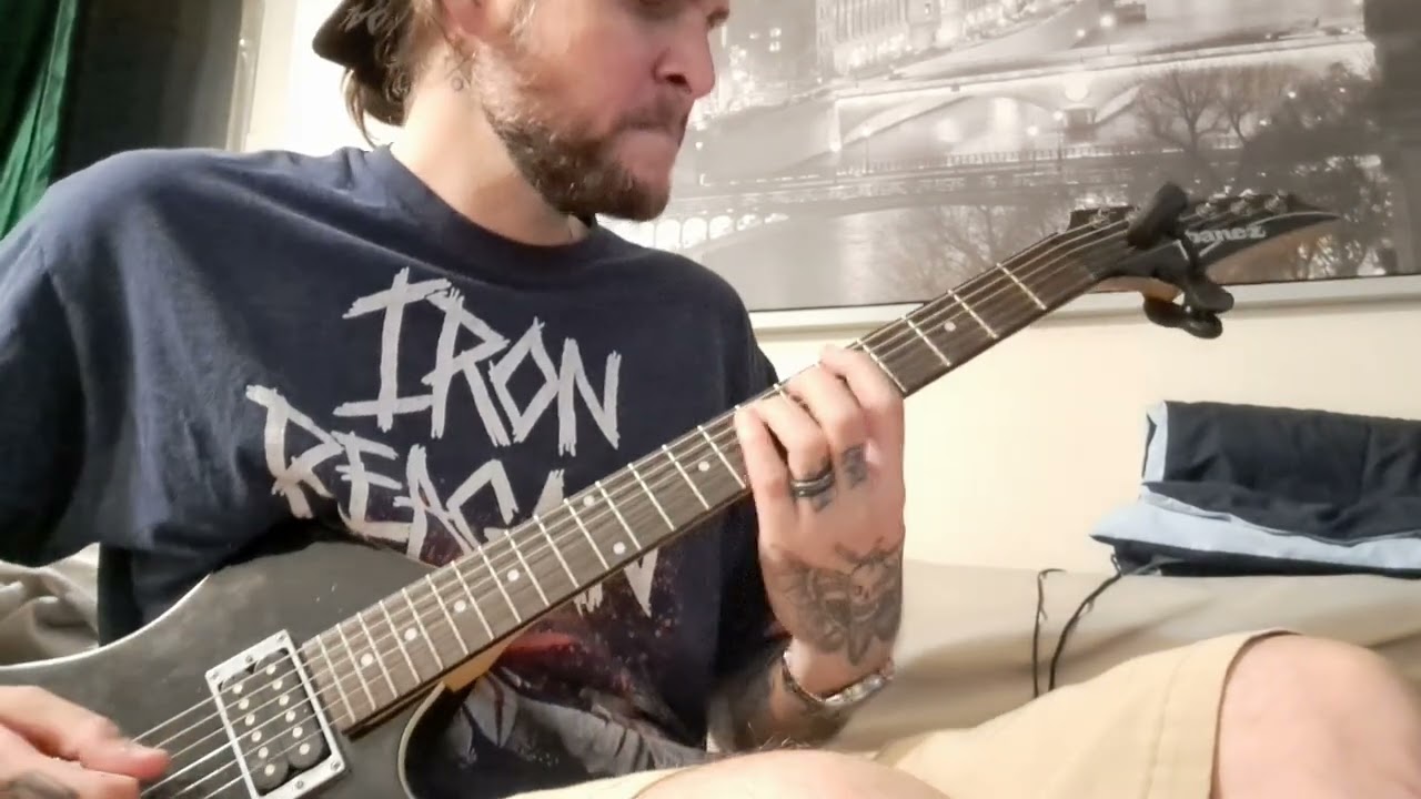 Terror - Overcome ( playing along with just the bass and drum backing track)