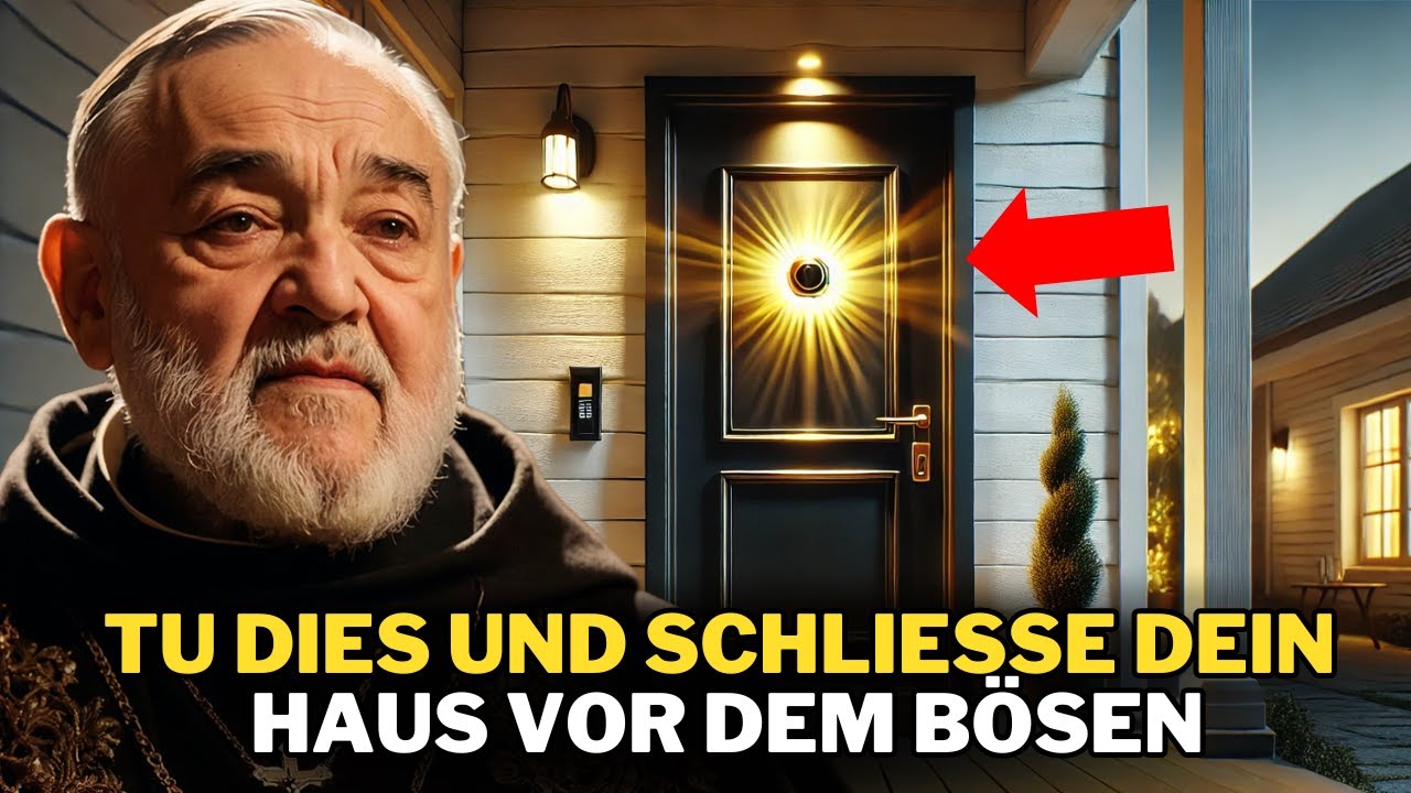 PATER PIO SCHLÄGT ALARM! BRINGE DIES AN DEINE TÜR AN UND HALTE DAS BÖSE VON DEINEM ZUHAUSE FERN!