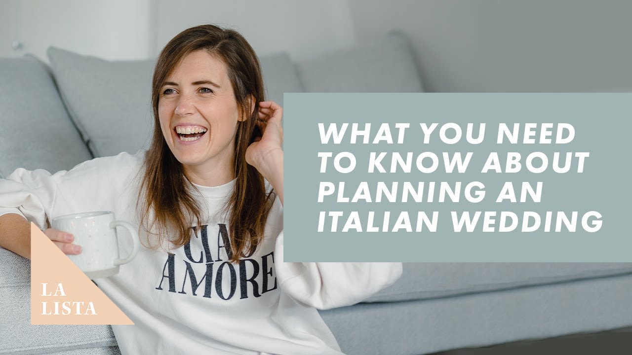 What you need to know about planning an Italian Wedding