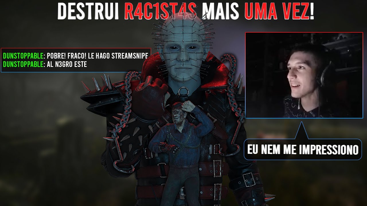 DESTRUÍ R4C1ST4S MAIS UMA VEZ! (me ameaçaram?) l Dead by Daylight