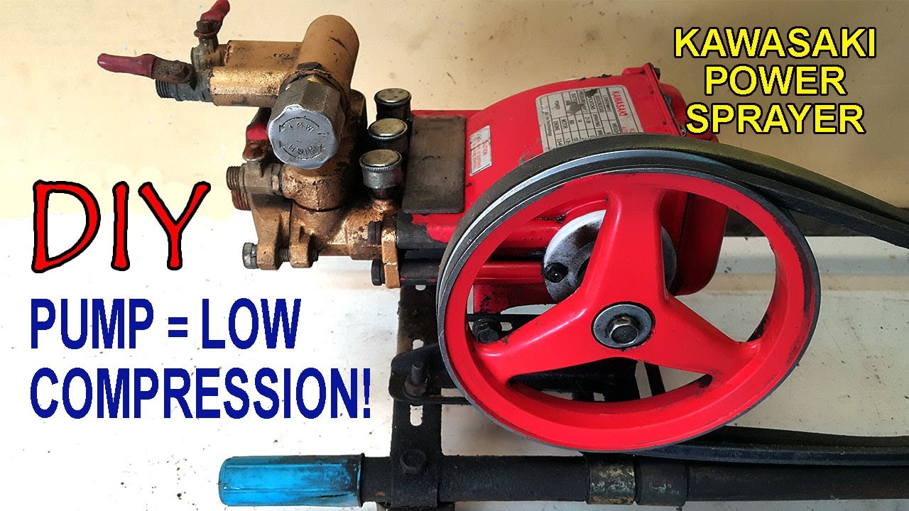 KAWASAKI PRESSURE WASHER | DIY Power Sprayer Low Compression Problem Solved!