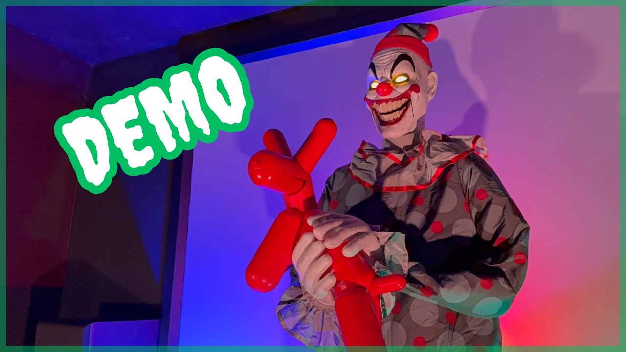 Lowe&rsquo;s Balloon Dog Clown Animatronic Demo