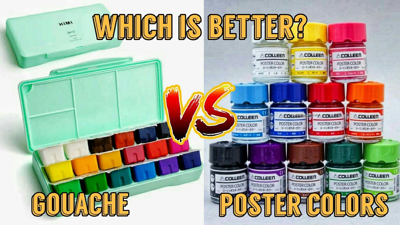 Gouache VS Poster Colors | Which is Better?