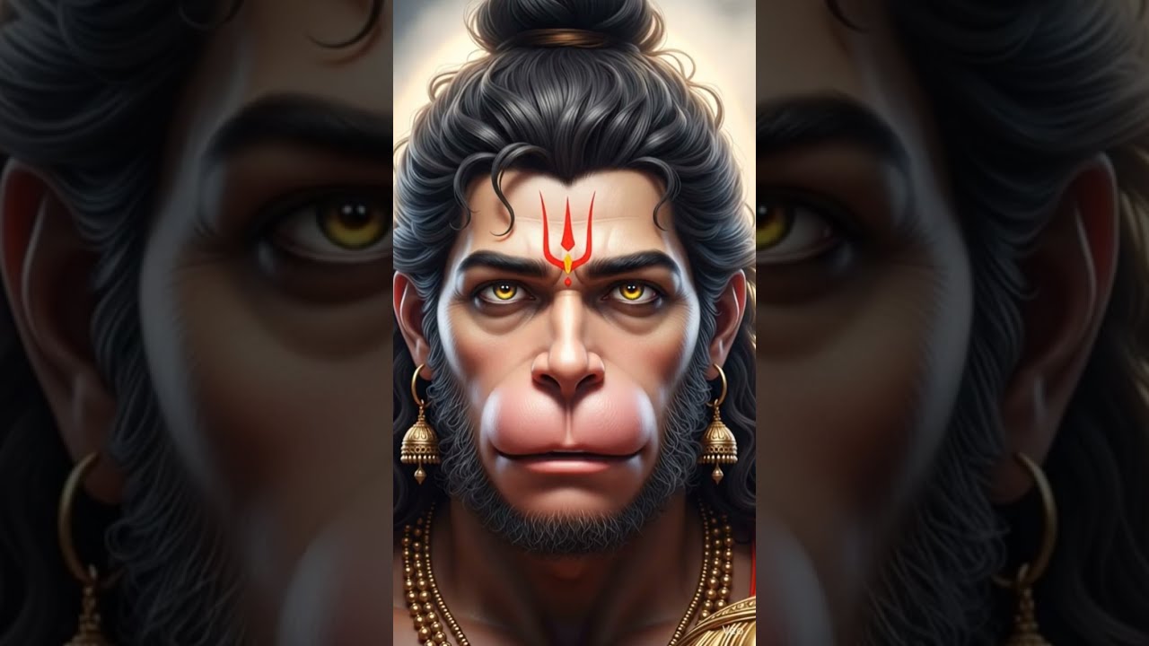 भारत का पहला Cinematic AI Hanuman Chalisa Full Divine Experience 🔱 | सुनते ही संकट दूर