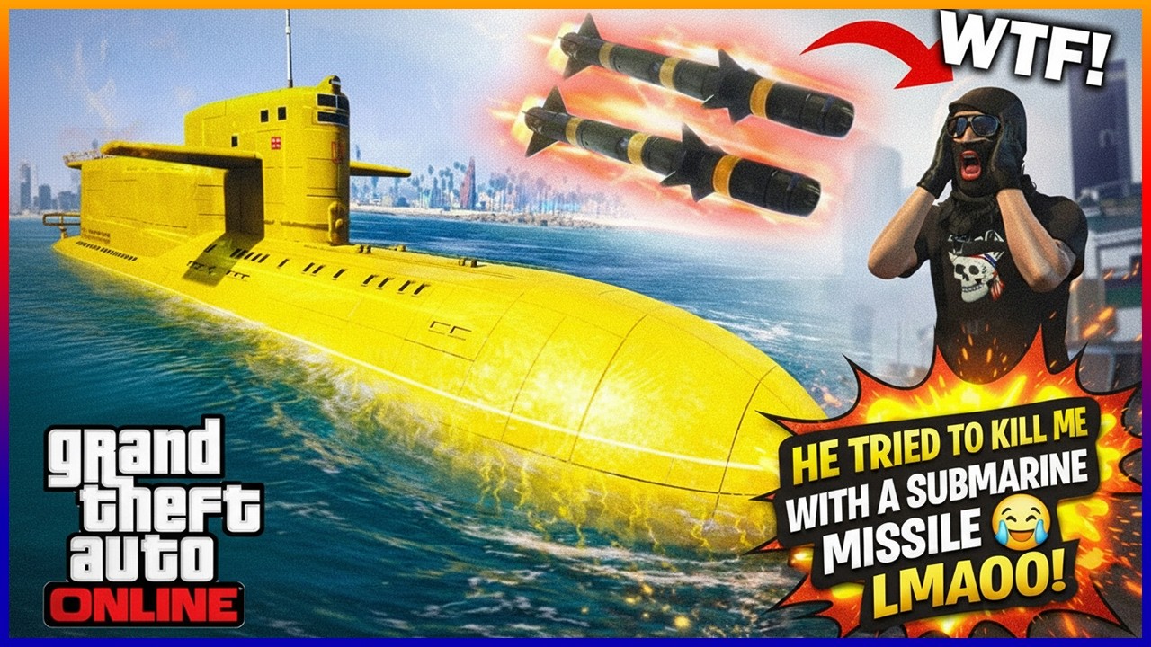 He Tried to Kill Me With a Submarine Missile 😭 | GTA 5 Online PVP