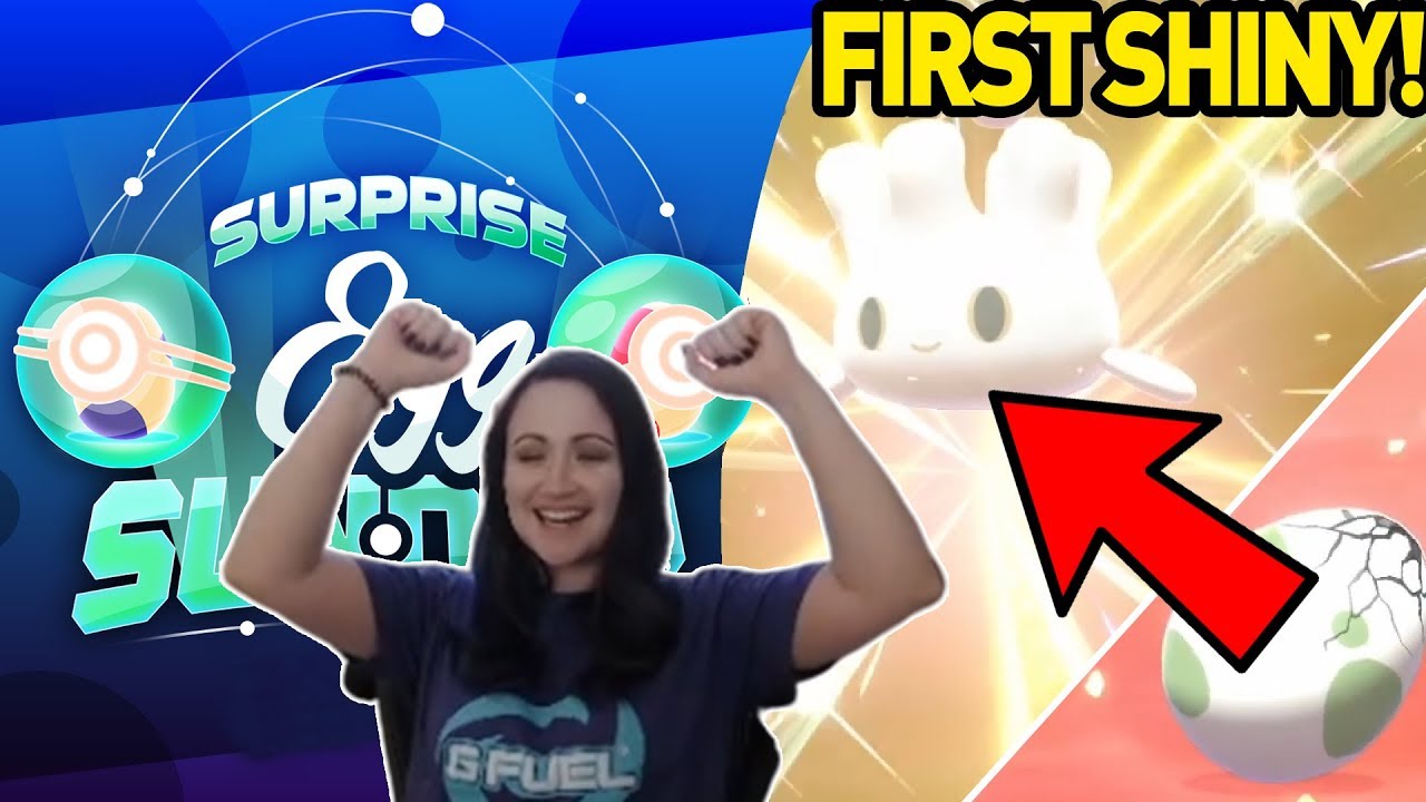 My WIFE Got TRADED A SHINY! HER FIRST SHINY! Surprise Egg Sunday - Pokemon Sword and Shield