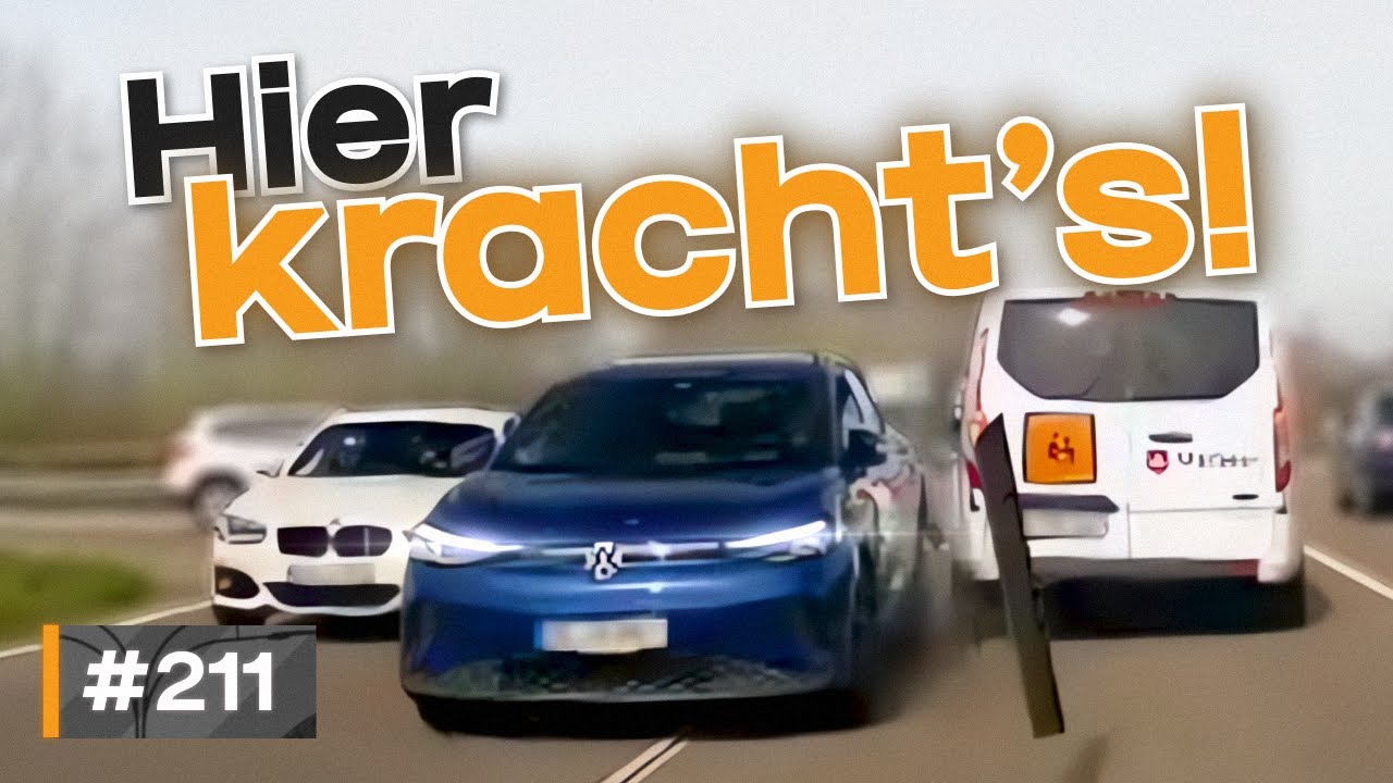Fahrer nach Unfall sehr aufgebracht, Ungeduld und starke Re(h)flexe! | 
