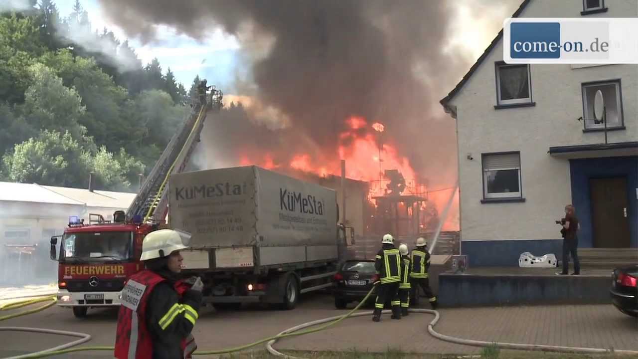 Großbrand in Herscheid
