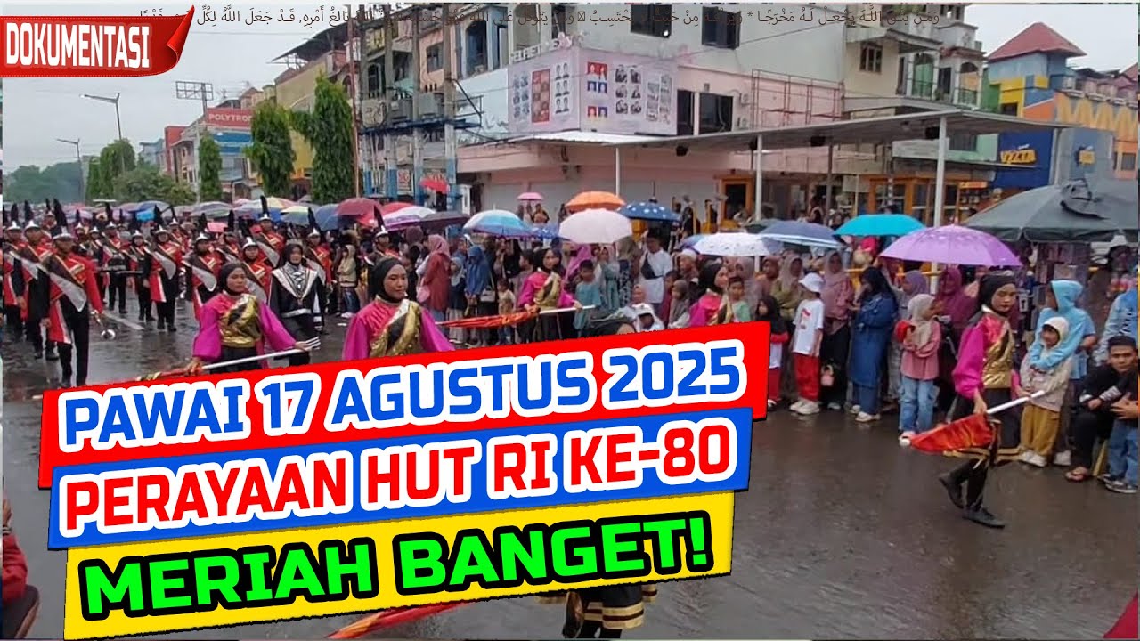 Pawai 17 Agustus 2025 Kota Jambi | Perayaan HUT RI ke-80 Meriah Banget!