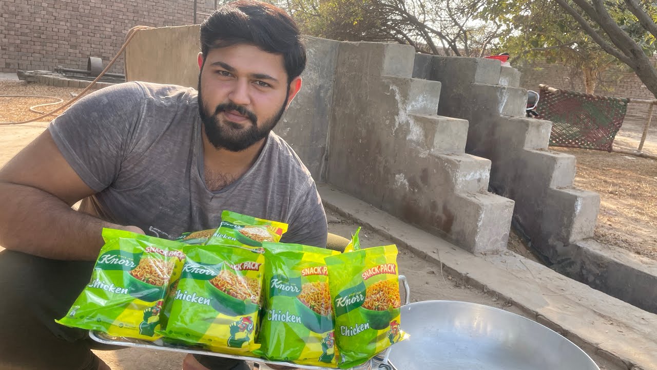 Easy Noddles recipe in village  || Meggi recipe in village 