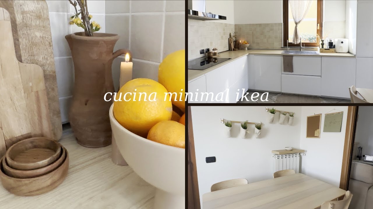HOME TOUR CUCINA IKEA MINIMAL | Organizzazione interna, prima e dopo l'approccio al minimalismo