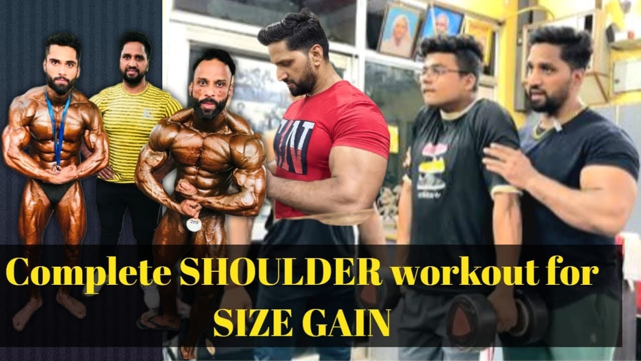 Best SHOULDER Workout for Size Gain || बैस्ट Shoulder excercise for साइज़ गेन || Raju pal Mr.Asia