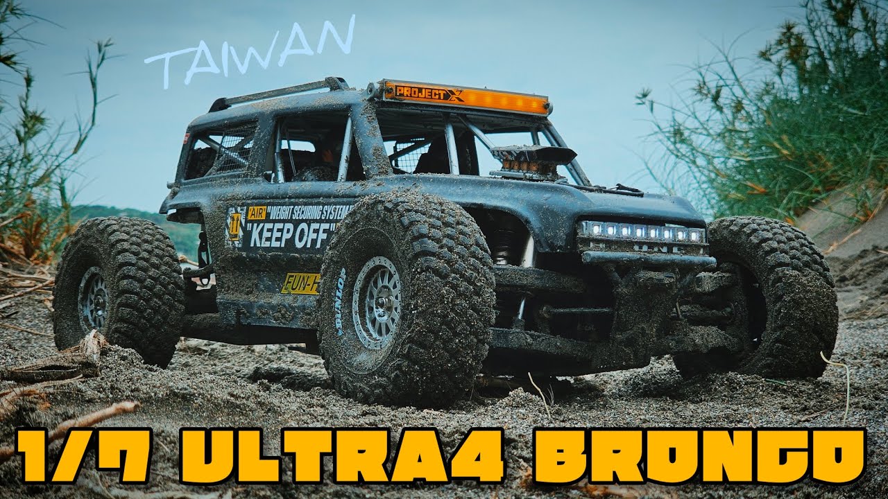 Toy RC Replay - 易控 TB7(Black style) 4073  BRONCO/FMS Ridge Racer U4 Desert Buggy RS 1/7短卡遙控車