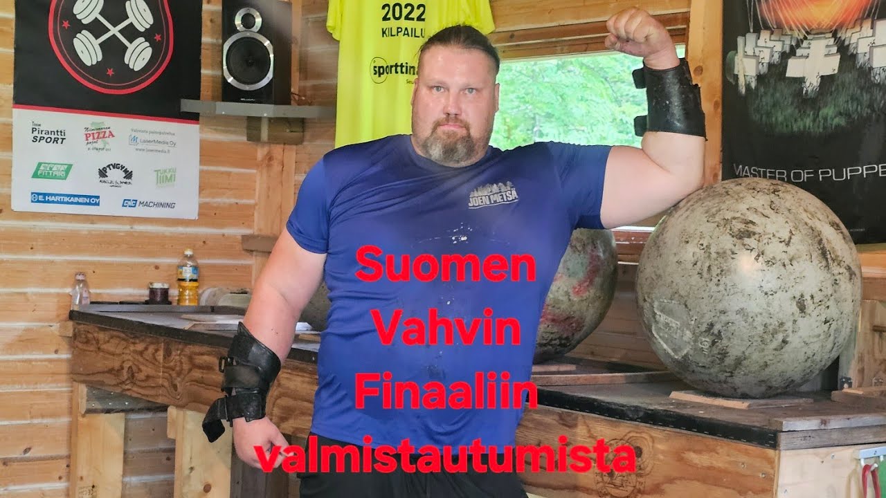Suomen vahvin finaaliin valmistaumista Atlas kiviä