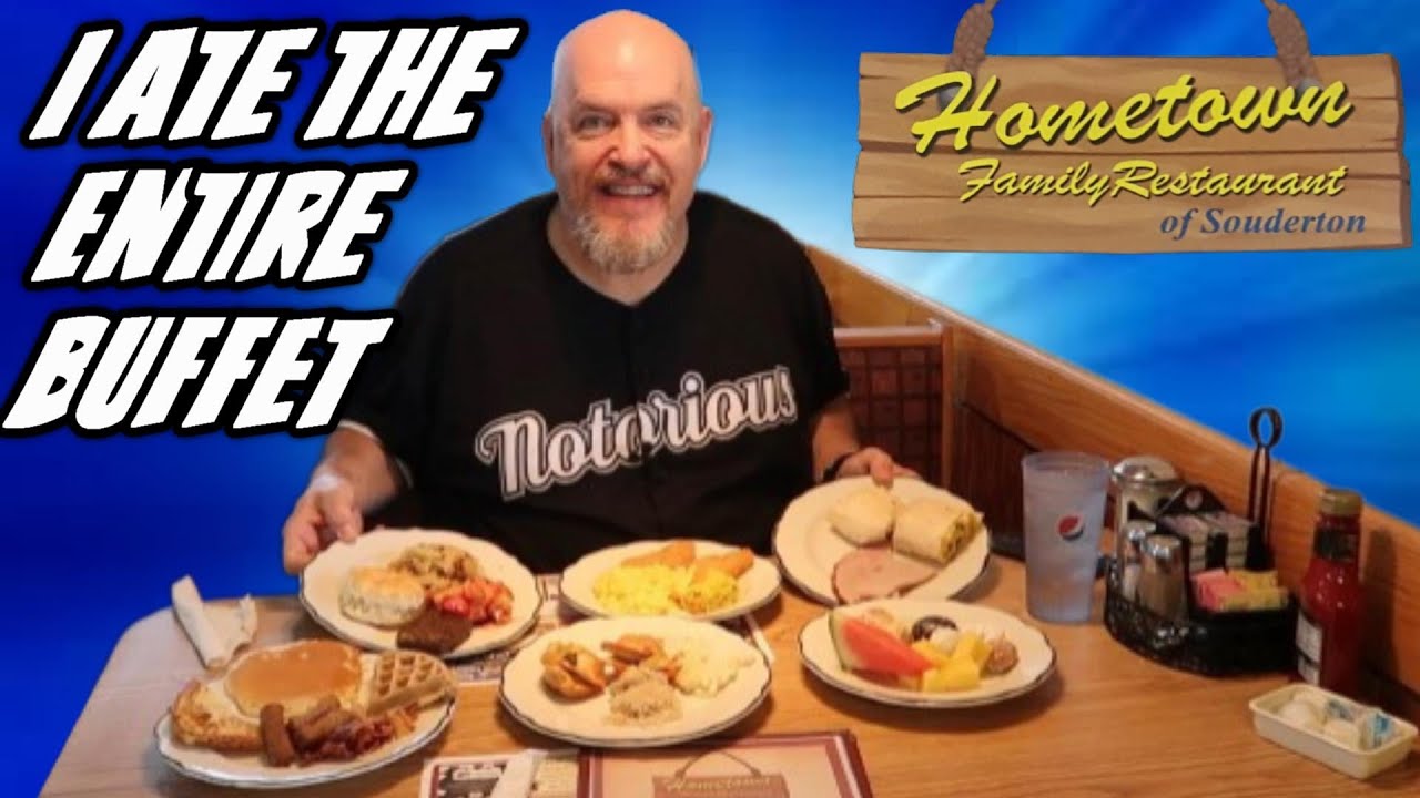 EATING EVERY ITEM ON THE ENTIRE BUFFET - Hometown Family Restaurant