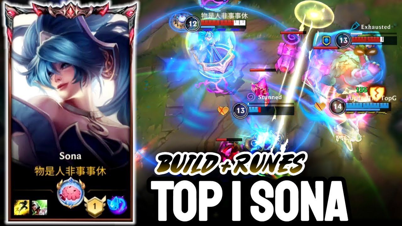 Wild Rift Sona - Top 1 Sona Gameplay - Grandmaster Ranked
