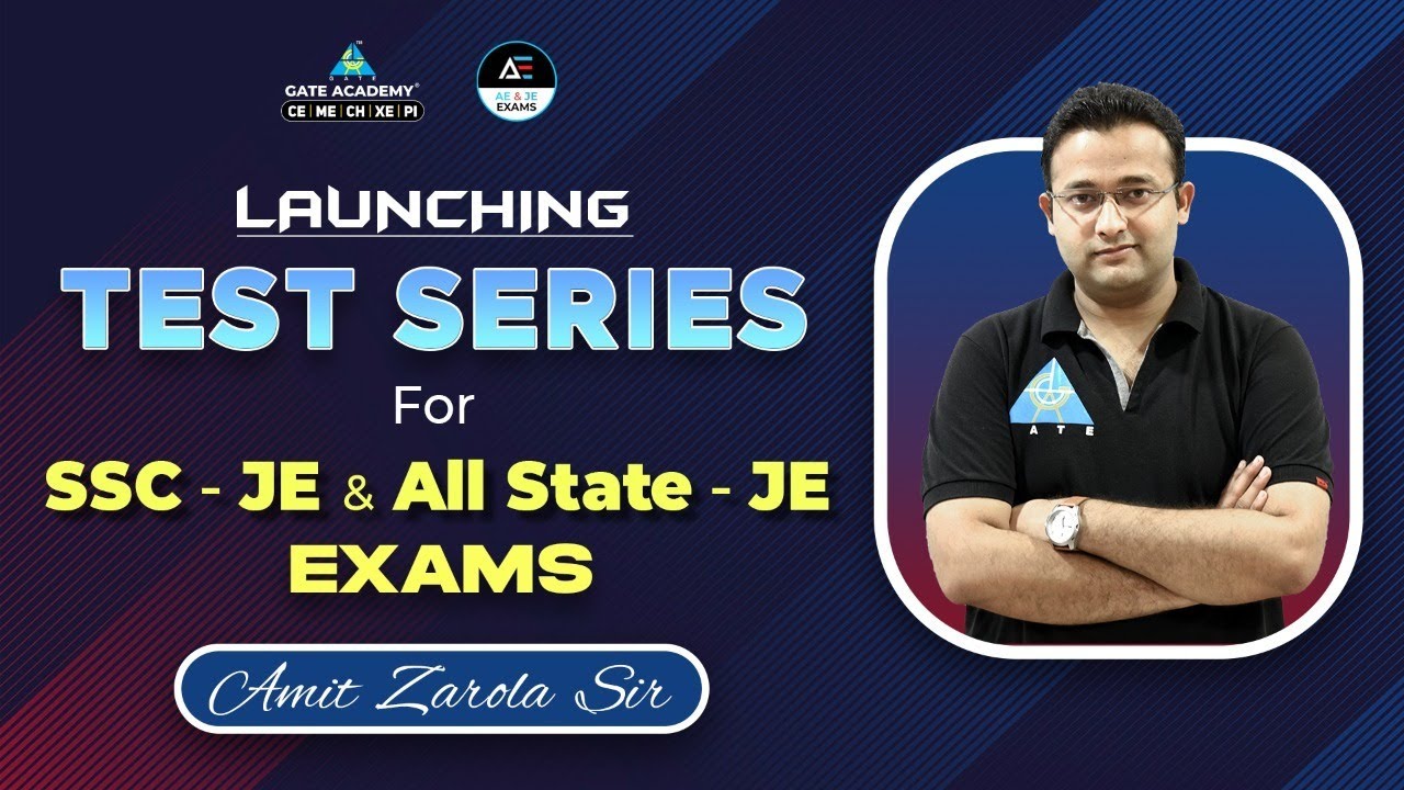 Launching Test Series For SSC-JE & All State-JE Exams By Amit Zarola Sir