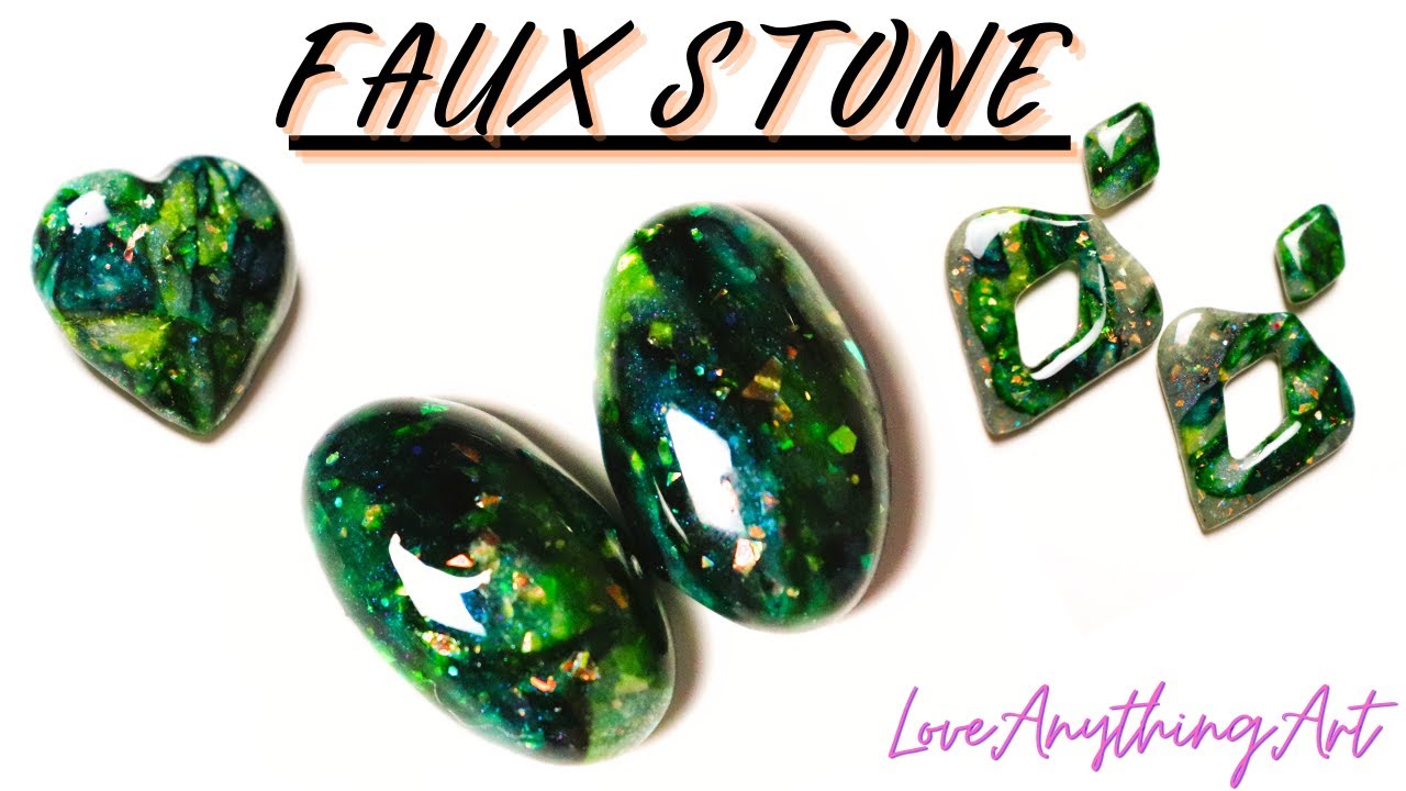 Faux Gem Stones Clay Time Polymer Clay Faux Stones
