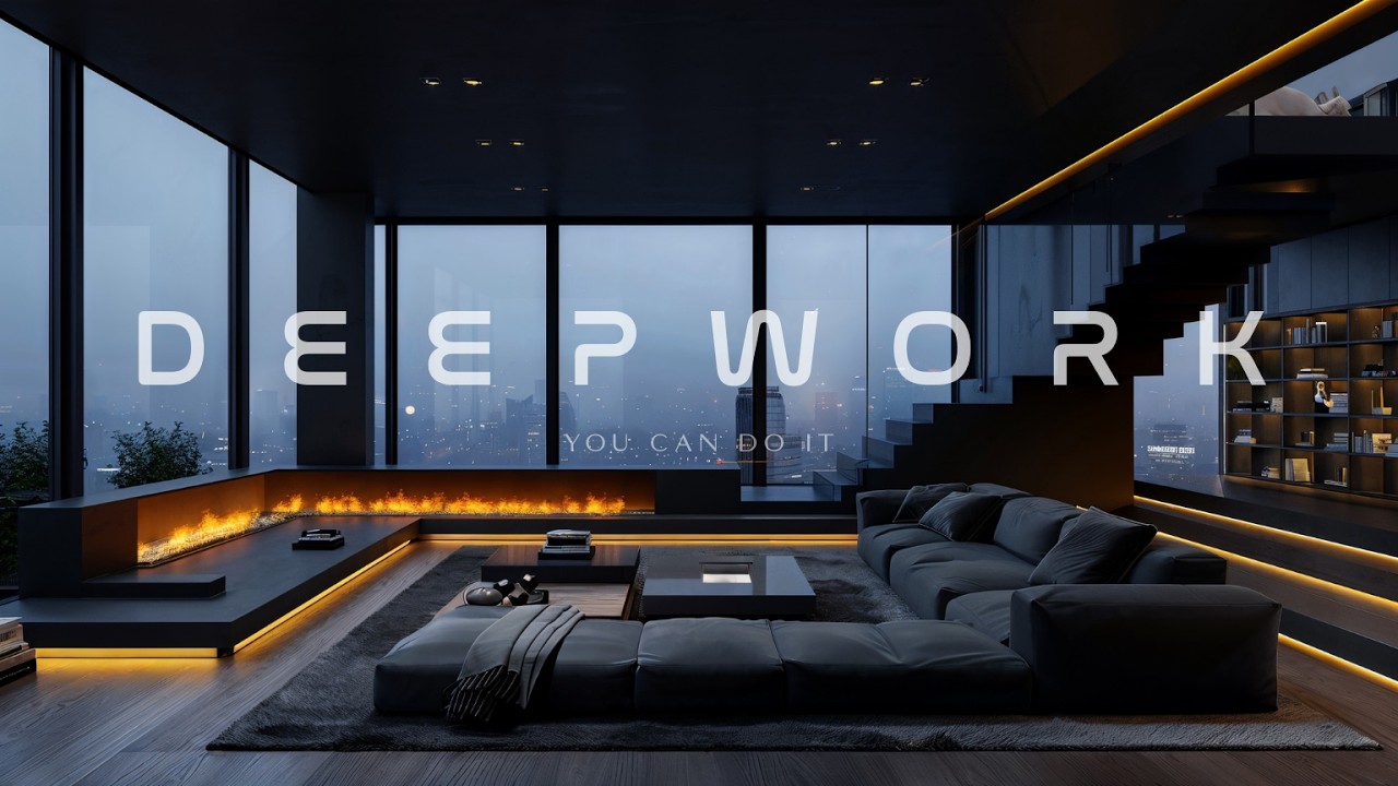 2 HOURS DEEP FOCUS ⚡ Ambient Work Music for Peak Productivity, Concentration & ADHD Flow