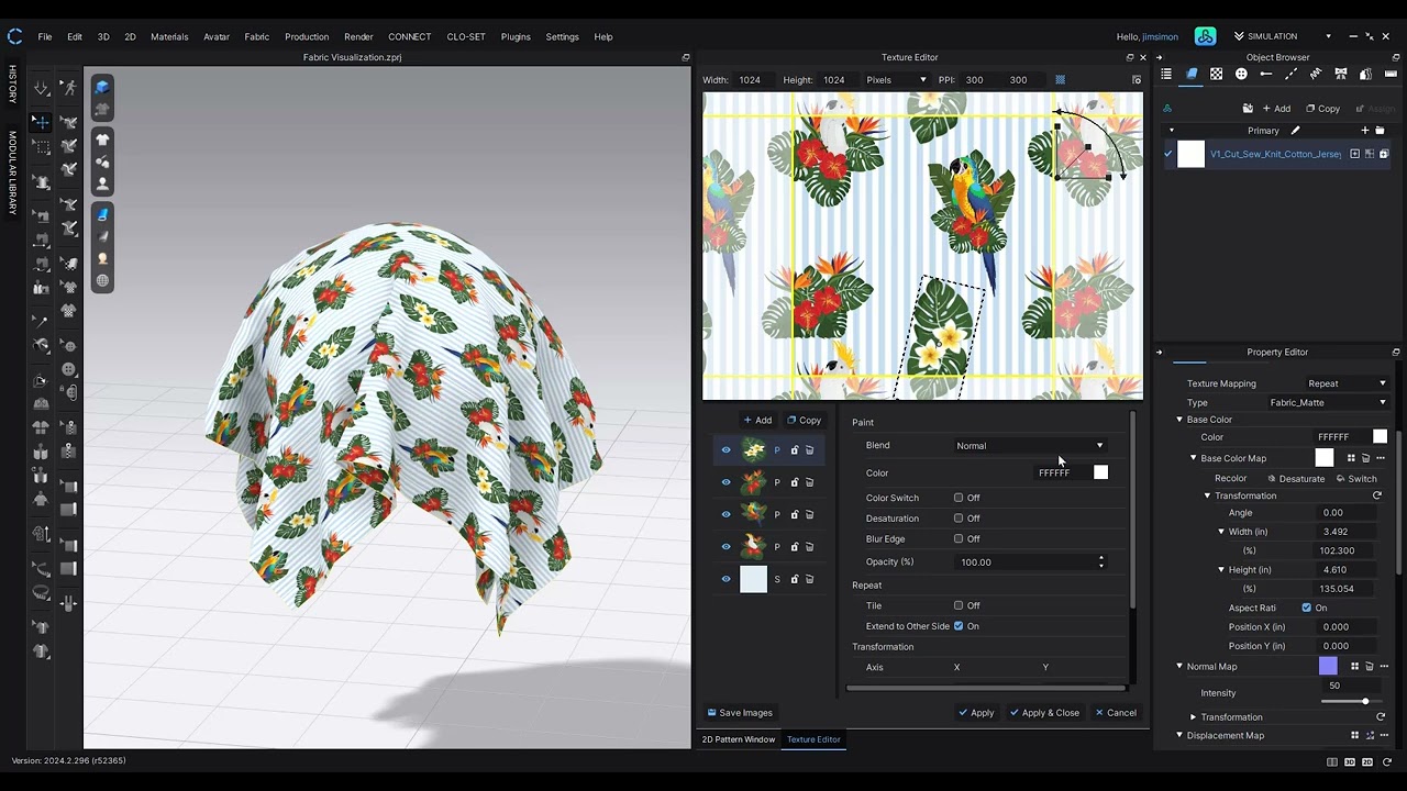 Create a Print using the Texture Editor right in CLO!
