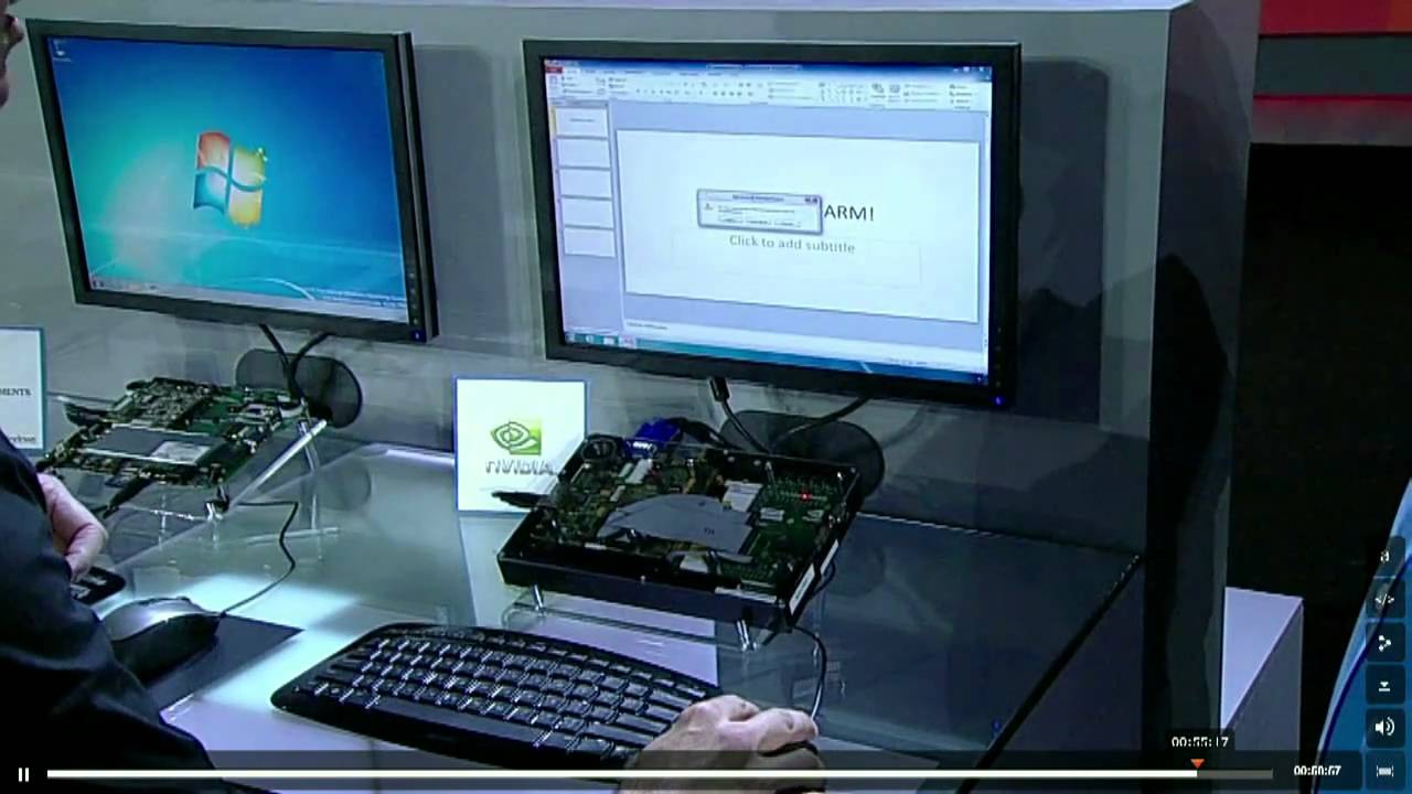 Ballmer Demonstrates Windows and Office on ARM Processor Devices at CES 2011