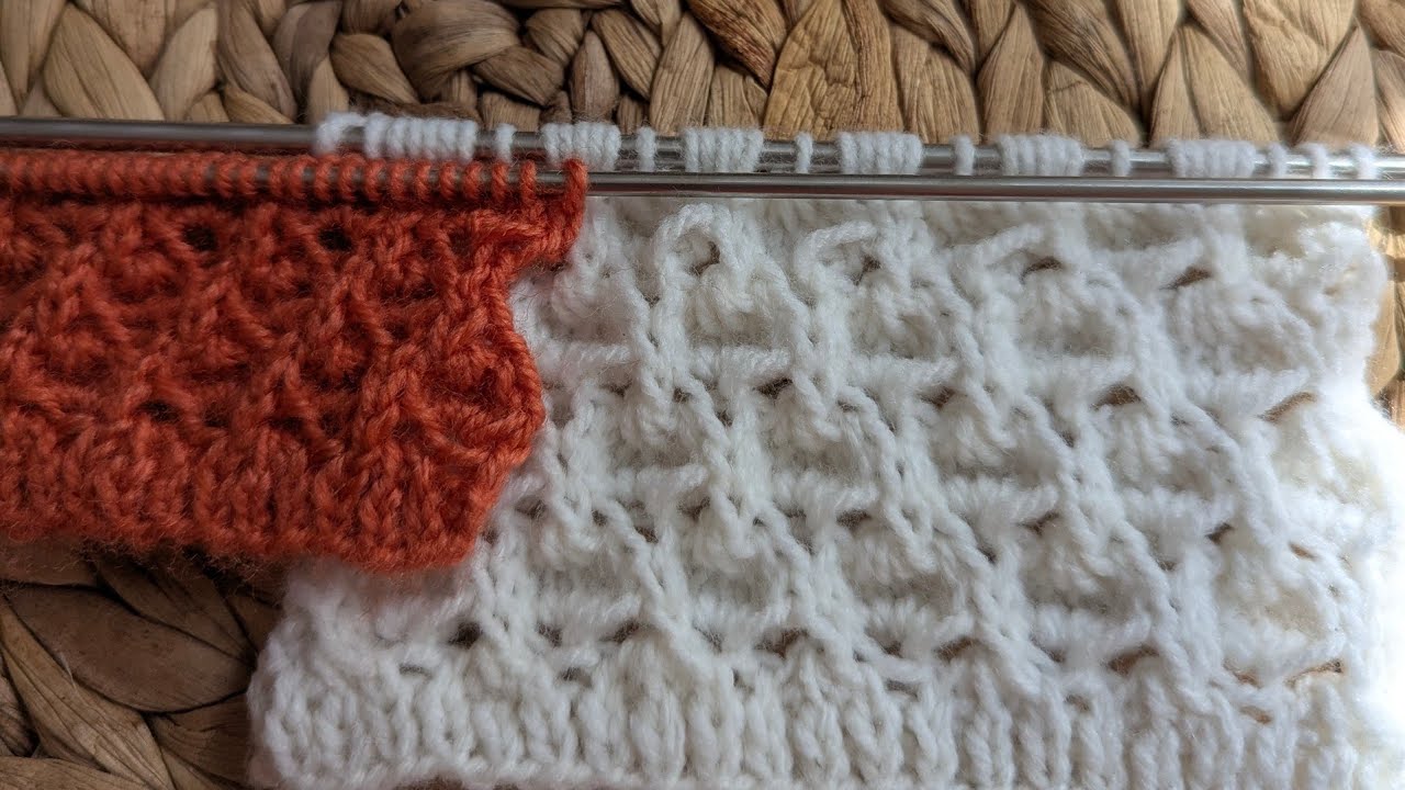 Easy and beautiful stitch you will like it غرزة سهلة وحلوة رح تعجبكم 