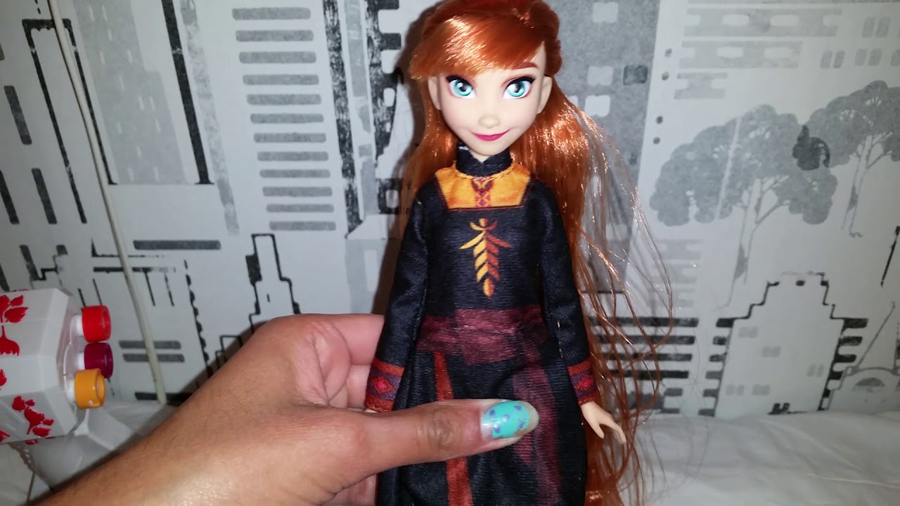 Frozen 2 sister styles Anna hairstyling barbie doll REVIEW