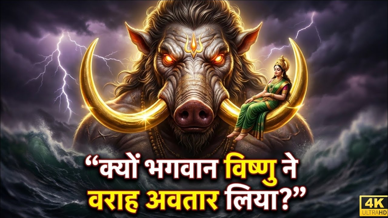 आखिर क्यों भगवान विष्णुने वराह अवतार लिया || Why did Lord Vishnu take the Varaha avatar? || #TD