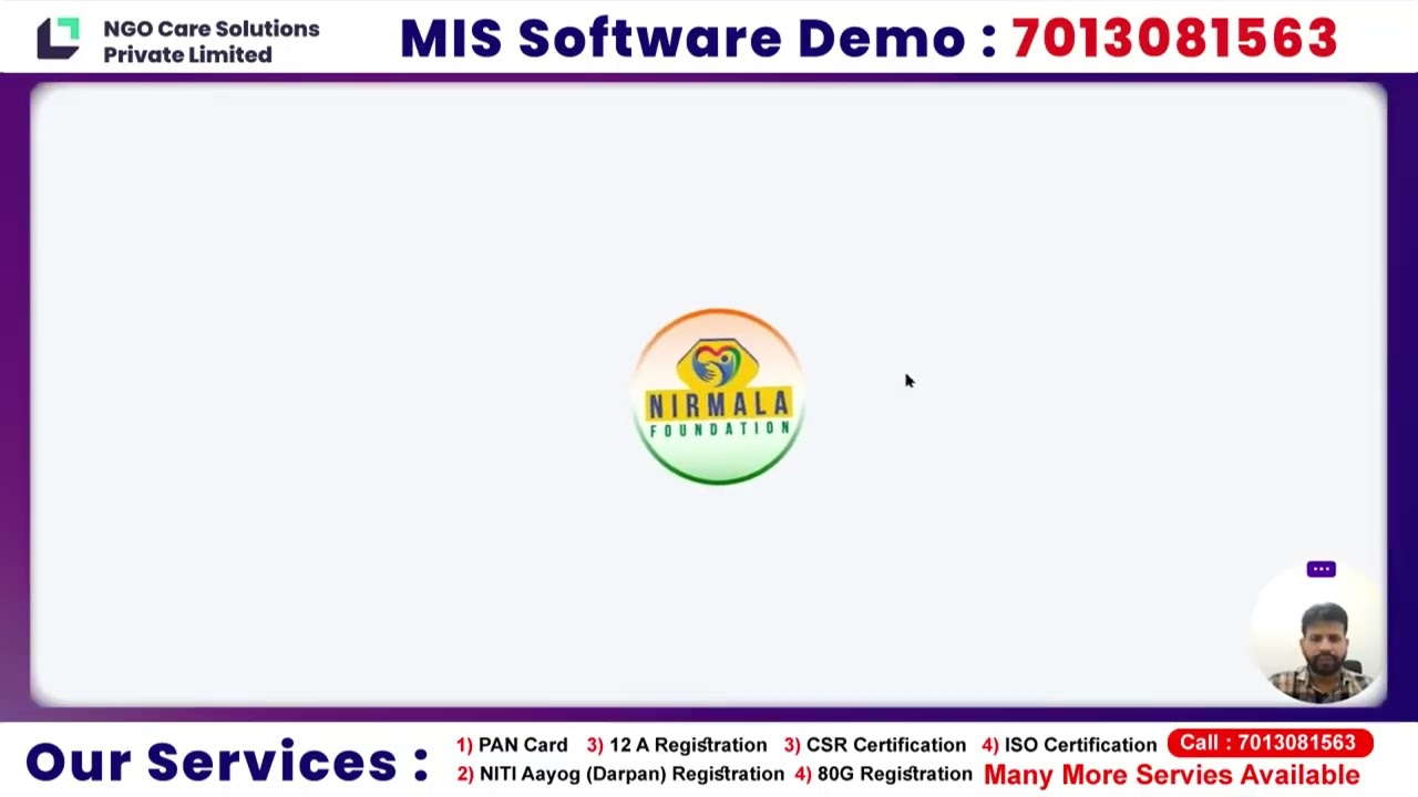 MIS Software - NGO Management Software Demo