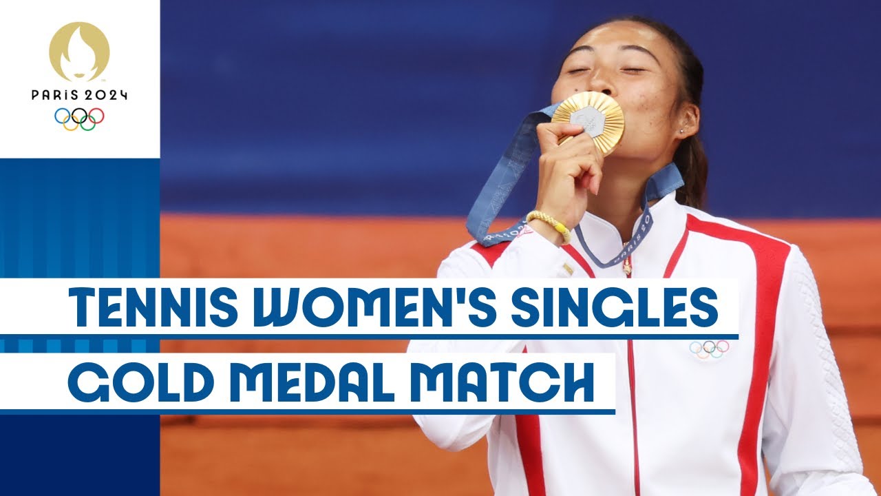 Qinwen Zheng wins gold in women's tennis singles 🇨🇳🥇 |  Paris 2024 highlights