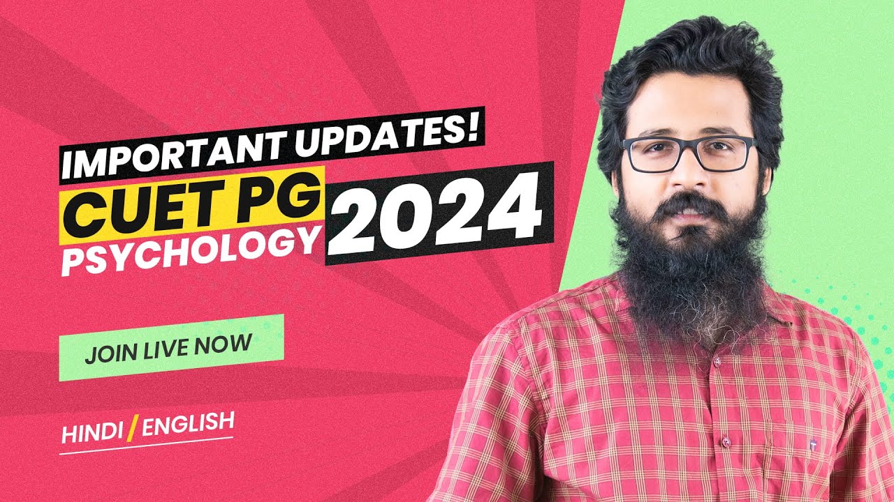 Important updates - #CUET PG Psychology 2024 Exam Pattern Changed | #arvindotta #cuetpg2024
