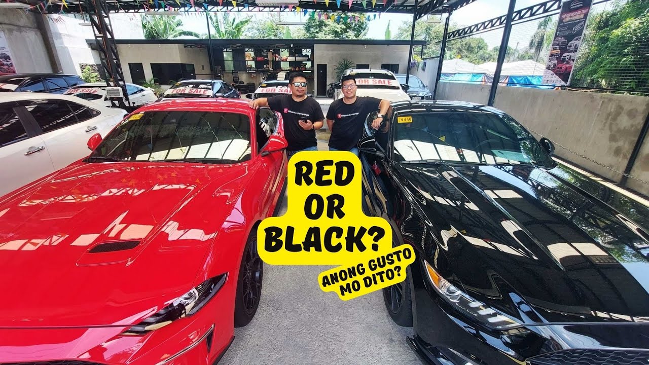 Alin ang mas pogi? Red or black Mustang?