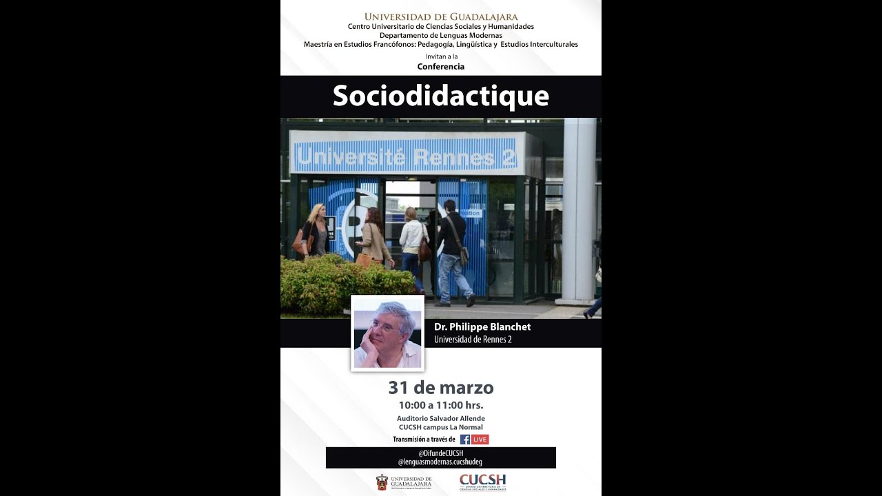 Conférence du Pr #PhillipeBlanchet 