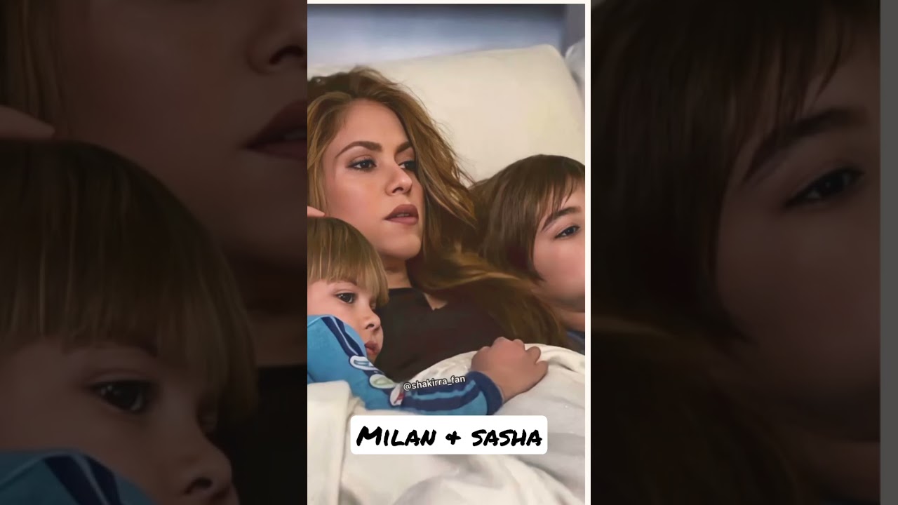 Shakira's family time with kids🥰 #viral #shakira #shorts #short #kids #music