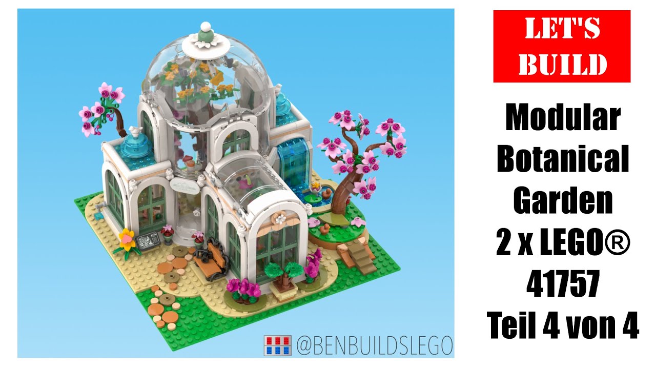 Let's build: Modular Botanical Garden 2 x LEGO® 41757, Teil 4 von 4
