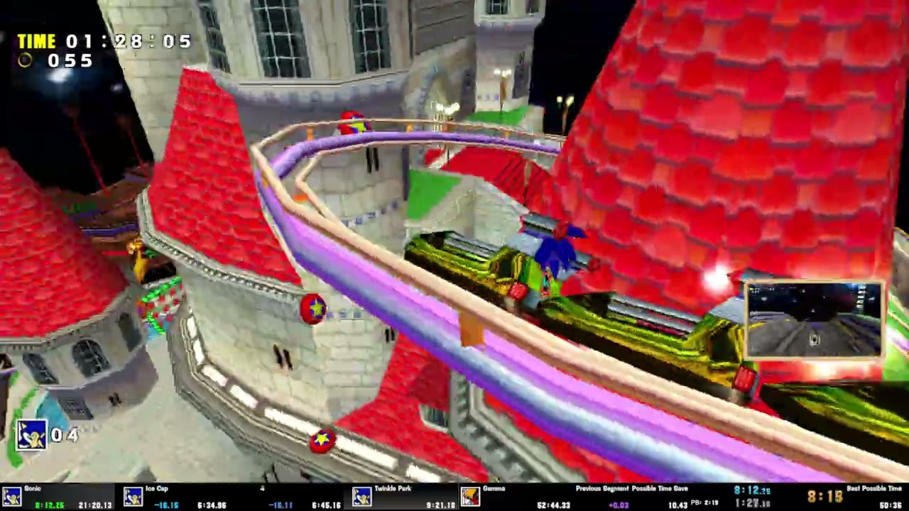 SADX All Action Stages Speedrun in 50:31.133 IGT / 50:44 RTA