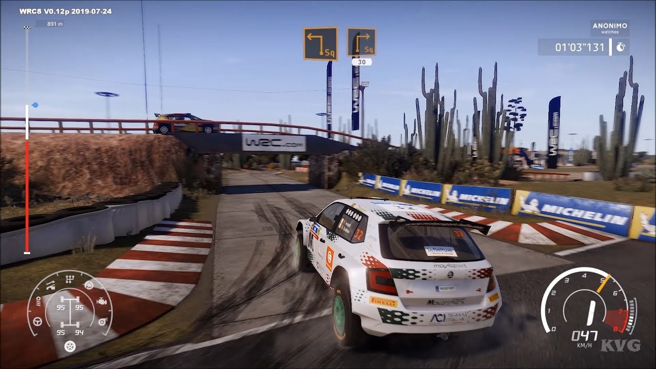 WRC 8 - Autodromo de Leon - Mexico Gameplay (PC HD) [1080p60FPS]
