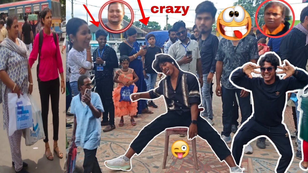 #crazy🥴funny Dance in 🤣||Public reaction and girl👀🧕reaction Prank video😆❤️||Epic Reaction😂||#kalkata