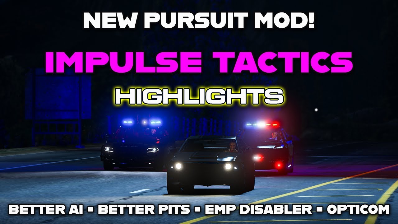 LSPDFR - Impulse Tactics Highlights - Better Pursuits