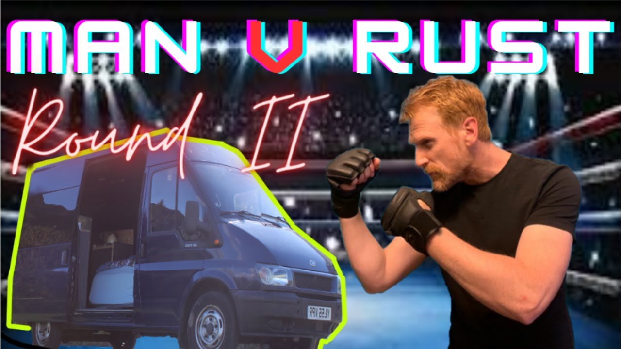 Welding and undersealing my Ford Transit Campervan for the last time.