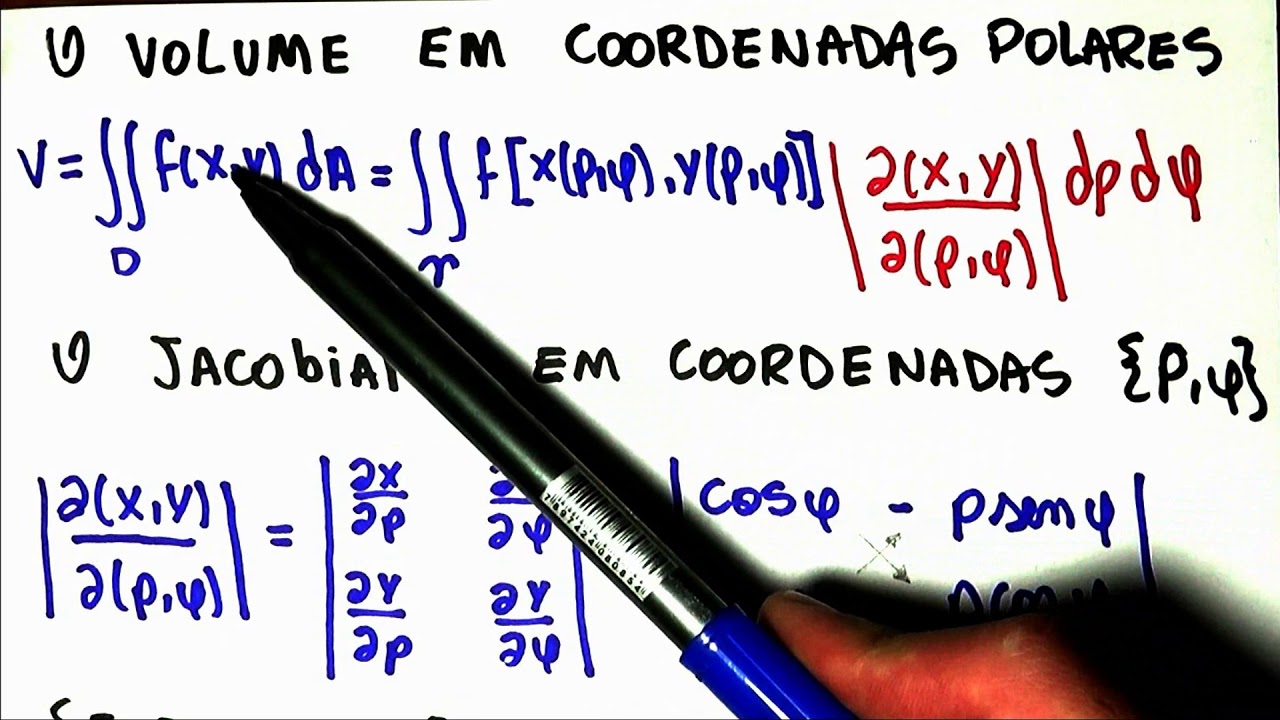 Integrais Duplas em Coordenadas Polares - Aula 04