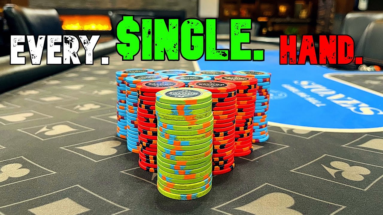 100 Hands IN A ROW!! (MUST WATCH for Poker Beginners)