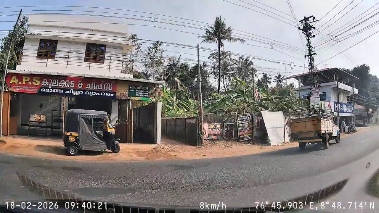 70mai A510 Dual Dashcam | Ignis1440p Front Cam view | Real Indian Road Sample 2026 | No editing