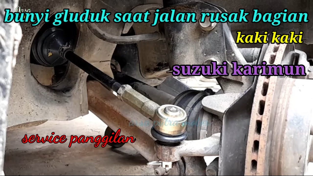 Bunyi gluduk saat jalan rusak || Suzuki Karimun